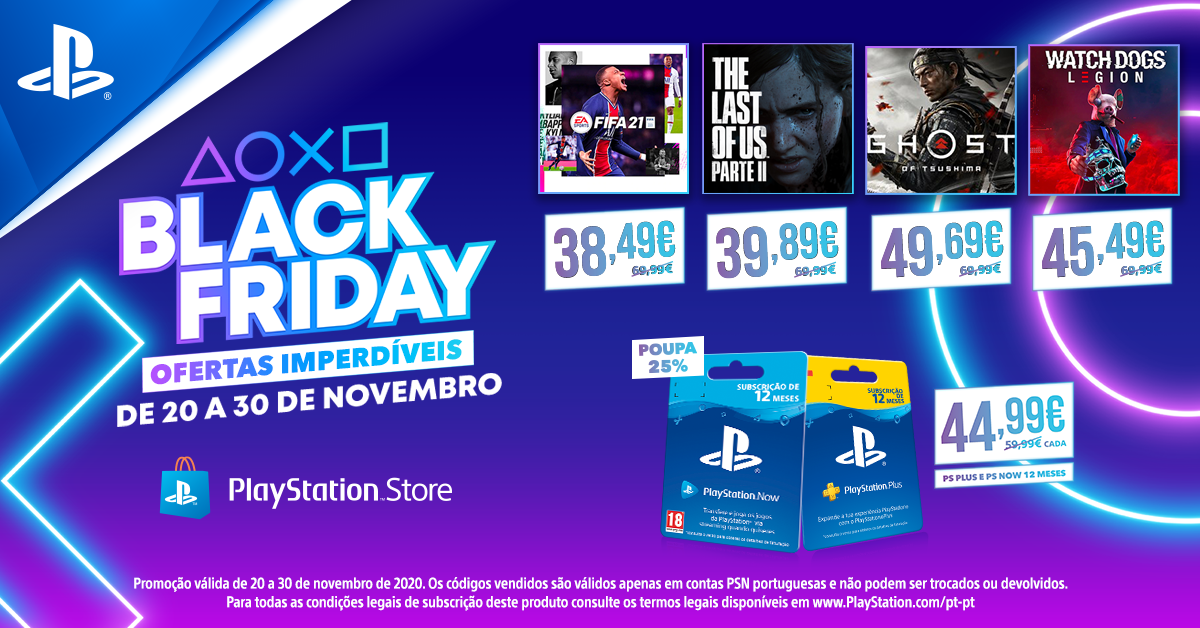 Black Friday Chega à PlayStation Store • Portugal Gamers